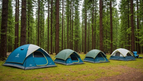 Comparer les tentes de camping selon le nombre de places